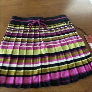 Striped Pink and Green Girl’s Skirt